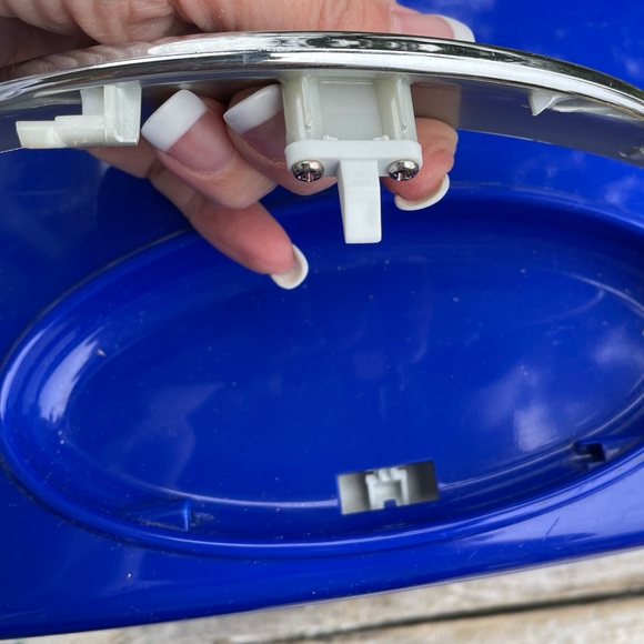 The sharper image blue Hot & cold snack box portable food storage - Picture 4 of 15